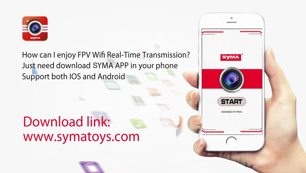 SYMA X5UW Дрон с WiFi камерой HD 720P передача в реальном времени FPV Квадрокоптер 2,4G 4CH RC вертолет Дрон Квадрокоптер
