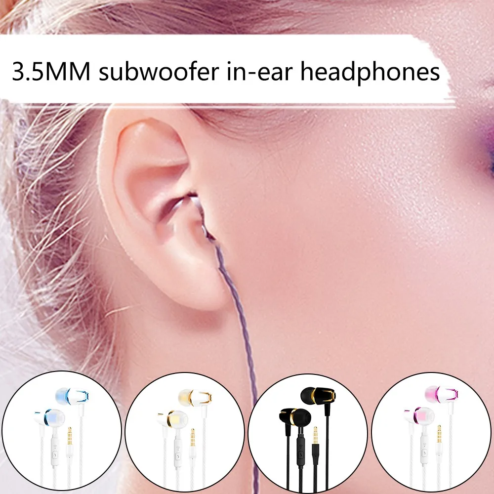 KISSCASE Wire Earphone For Xiaomi Mi 8 Huawei Subwoofer Bluetooth Wireless Headset iPhone 6S 6 Plus 5 5S In-Ear | Электроника