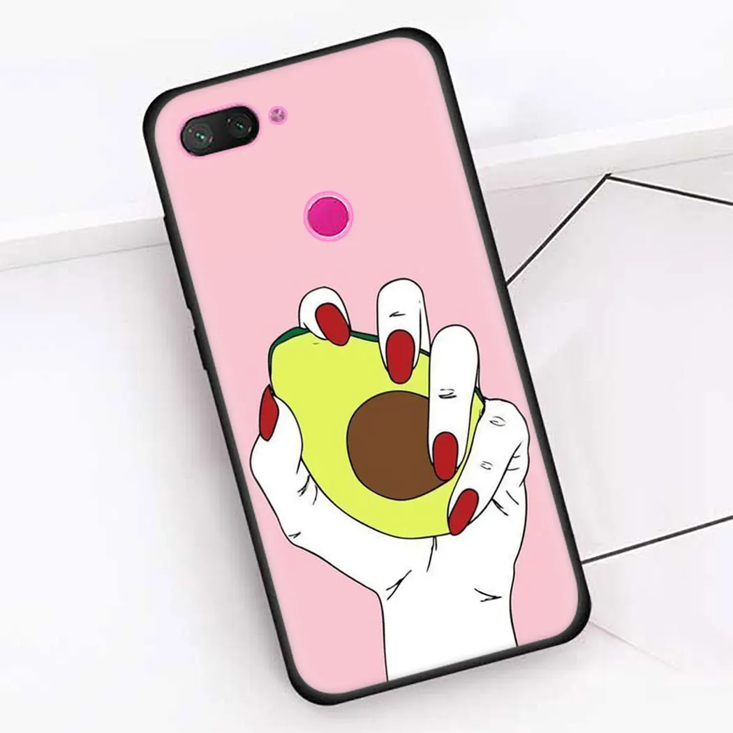 Мягкий силиконовый чехол для Xiaomi Mi Note 10 A3 9T Pro 9 Lite CC9 CC9E Mix 2S 3 Чехол авокадо