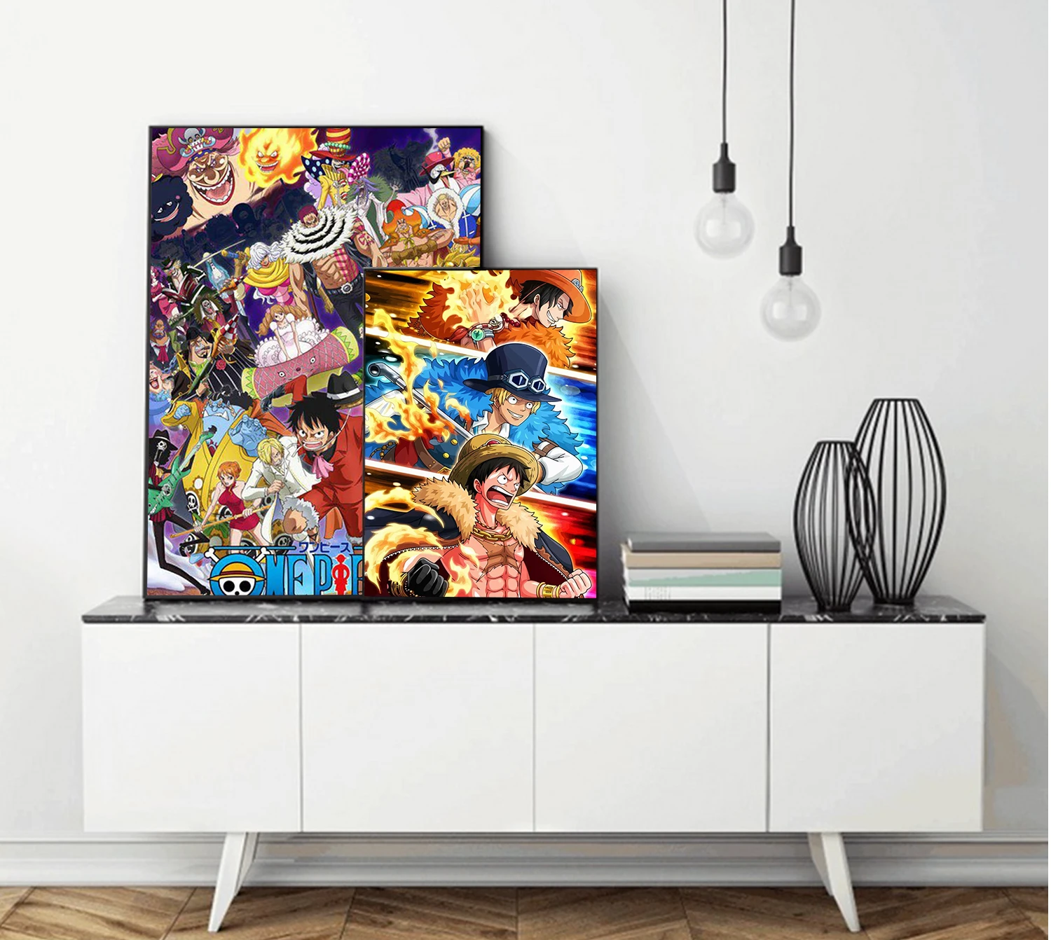 Настенная картина японская Картина на холсте Ainime One Piece Luffy Ace Zoro игрушки Санджи и