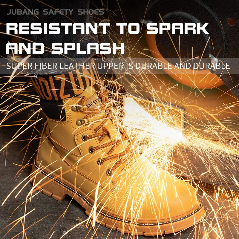 Защитная обувь от производителя оптовая продажа однотонные высокие рабочие