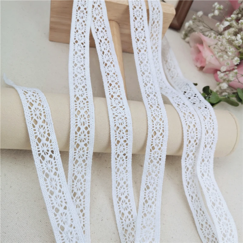 Кружевная ткань цвет белый бежевый 2 метра | Дом и сад