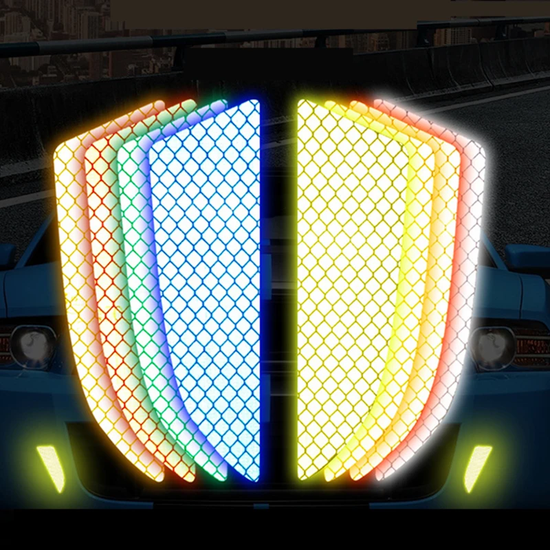 2 шт./компл. автомобиля отражатель Защитная Стикеры царапин Безопасность