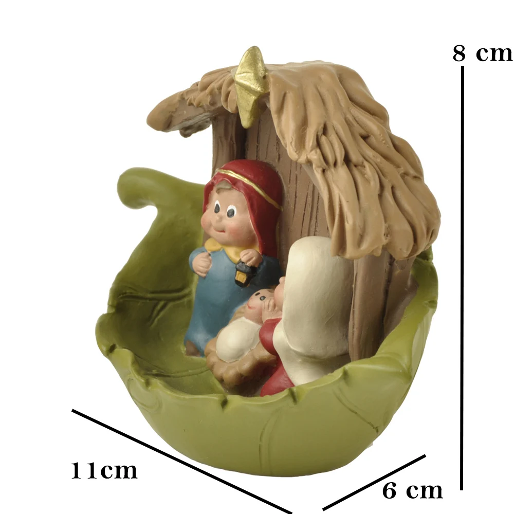 Христианский день рождения Иисуса со стабильными рождественскими украшениями