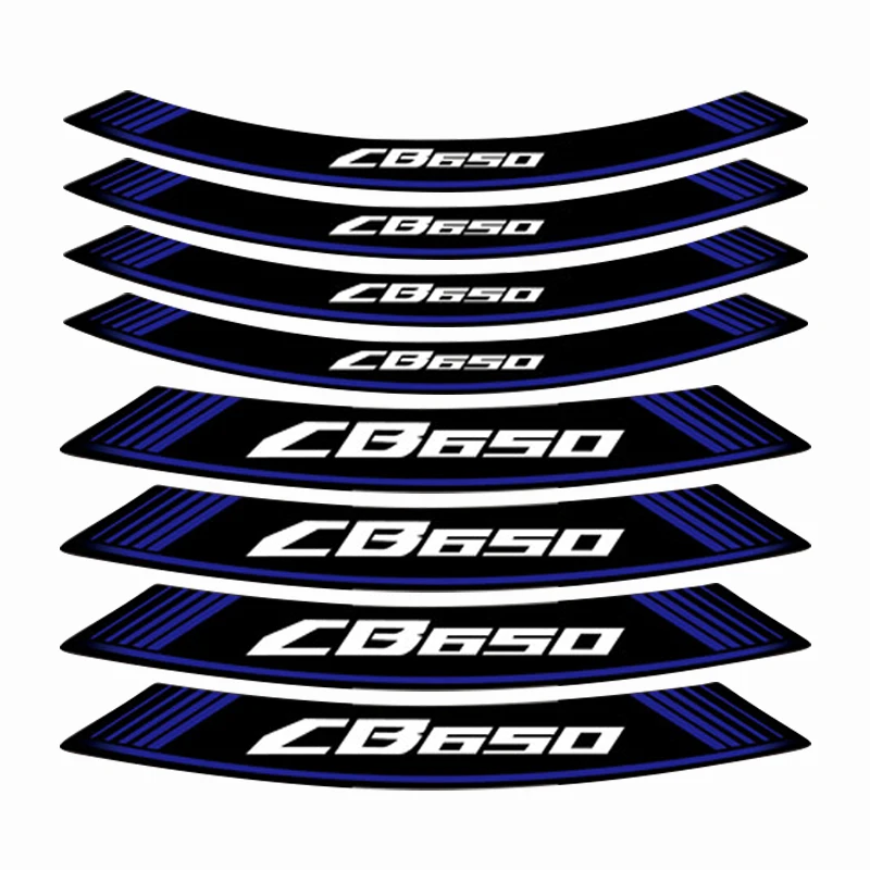 Новый мотоцикл 8X толстый край внешний обод наклейки полоса колесные для HONDA CB650 cb