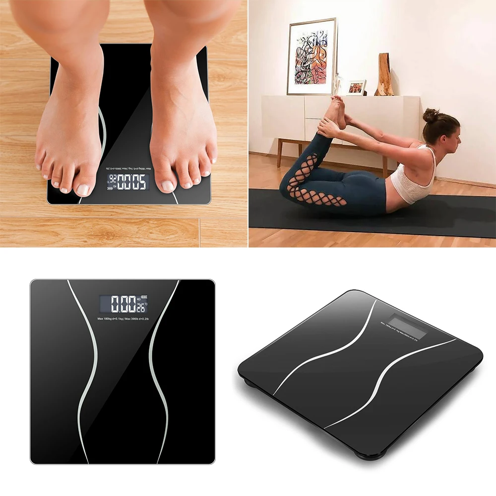 

Body Fat Scale LCD Digital Weight Monitor Health Analyzer Fitness Lose Weight Tools Scales Smart Electronic LED Bathroom Balance