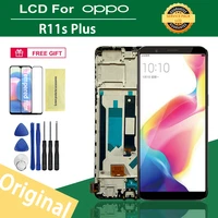 6 43 original display for oppo r11s plus lcd screen touch digitizer assembly for oppo r11s plus lcd display replacement