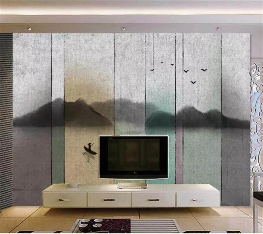 Обои на заказ 3D обои в скандинавском стиле для гостиницы фона телевизора