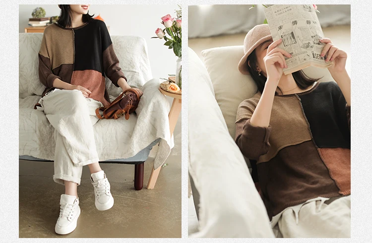 Max LuLu/Новинка г. Модные женские трикотажные изделия в Корейском стиле одежда в стиле панк Женская зимняя теплая свитера трикотажные хлопковые винтажные пуловеры