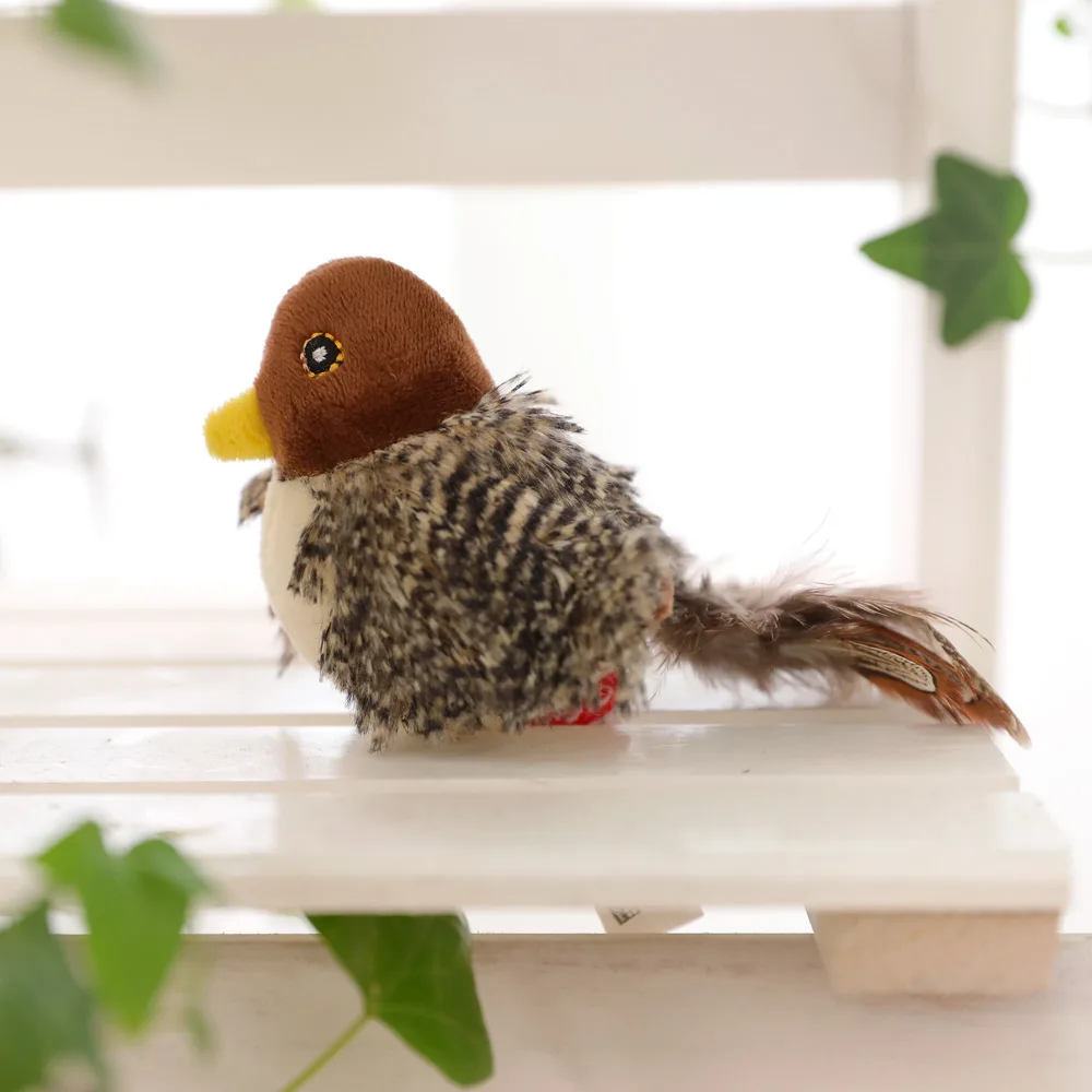 Hoopet интерактивная обучающая игрушка для кошек и птиц пластиковая с перьями