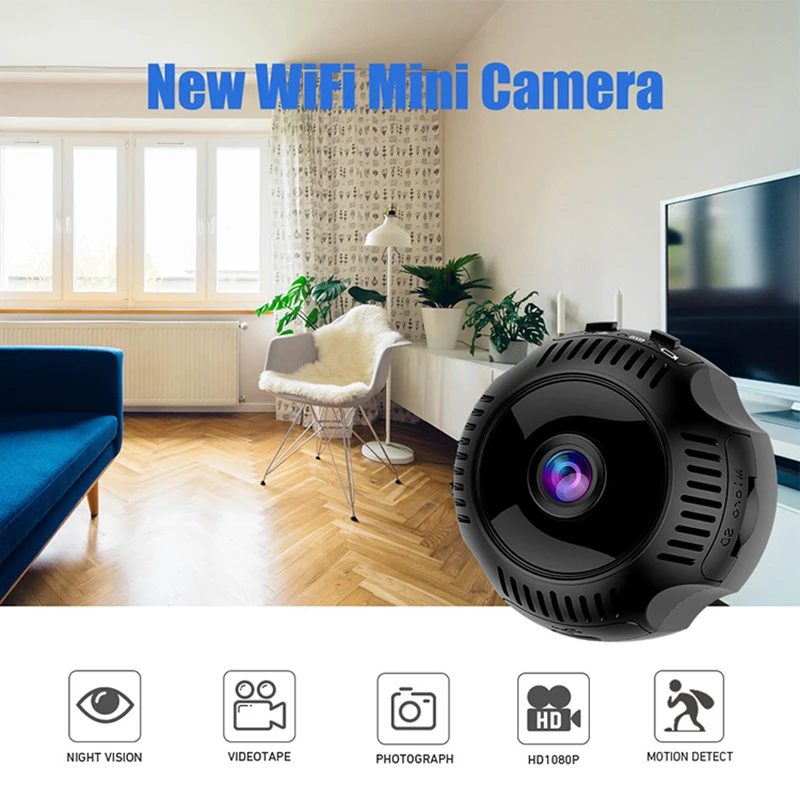 Мини-Камера спортивная с поддержкой Wi-Fi 1080P HD | Электроника