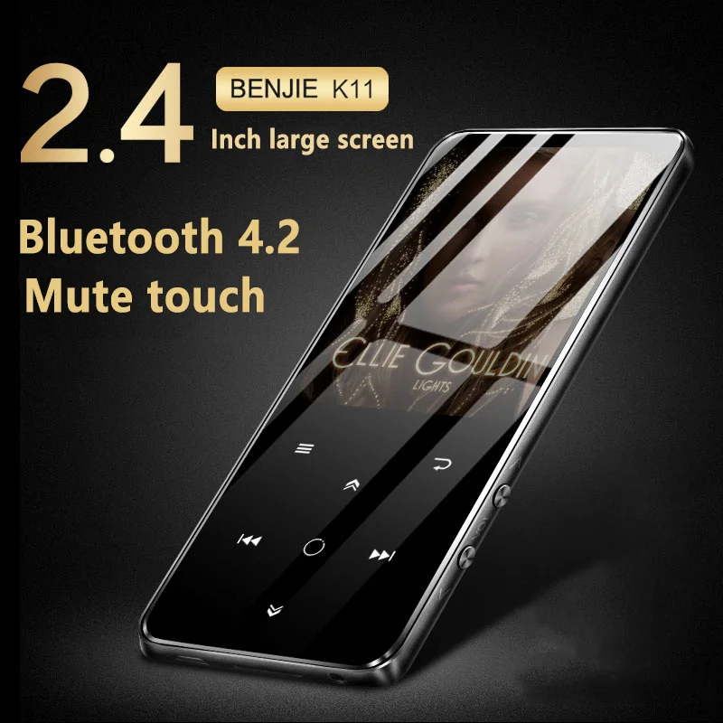 

BENJIE K11 IPX4 Waterproof HIFI Bluetooth4.2 Mp3 Music Player Lossless Mini Portable Audio Players FM Radio Ebook Voice Recorder