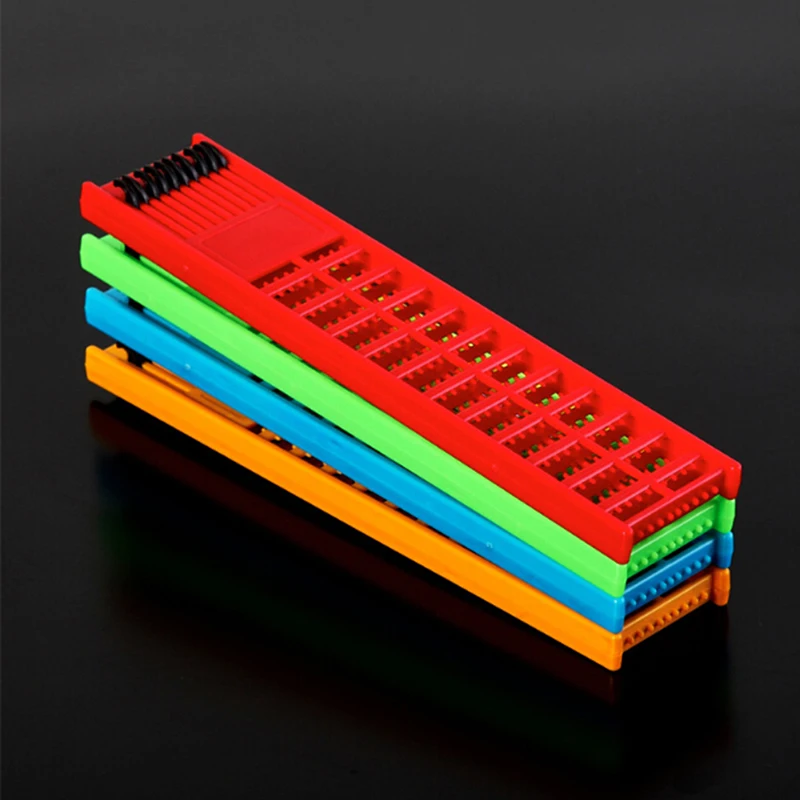 6*27 см рыболовные снасти доска ABS пластик двухсторонние Пружинные крючки для