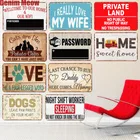 WIFI табличка с паролем, винтажные металлические тарелки, бар, кафе, декоративные знаки, надпись, доска, настенные наклейки, железный постер, домашний декор N247
