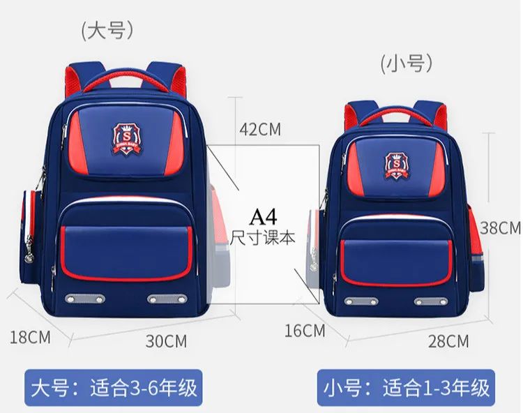 

Waterproof Children School Bags Boys Girls Orthopedic school Backpacks kids schoolbags kids Satchel Knapsack Mochila escolar