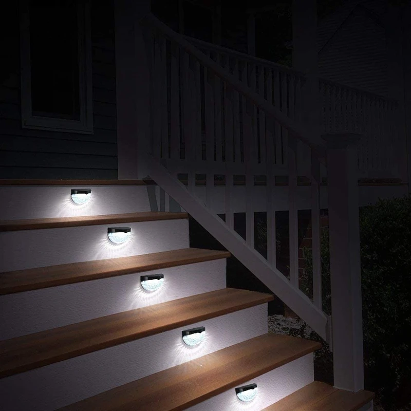 

6 Pack Solar Fence Lights Decorative Lights LED Garden Lights Waterproof Lights Outdoor Lights for Patio Yard Stairway