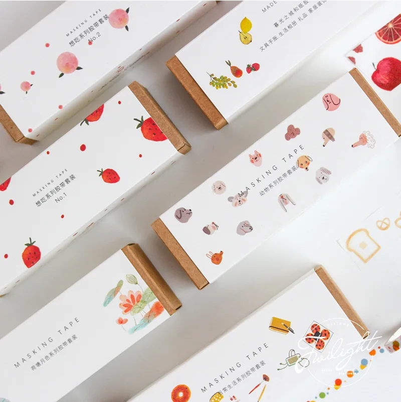 

Набор Декоративной бумажной ленты Washi, 8 шт./лот, Канцтовары, Канцтовары