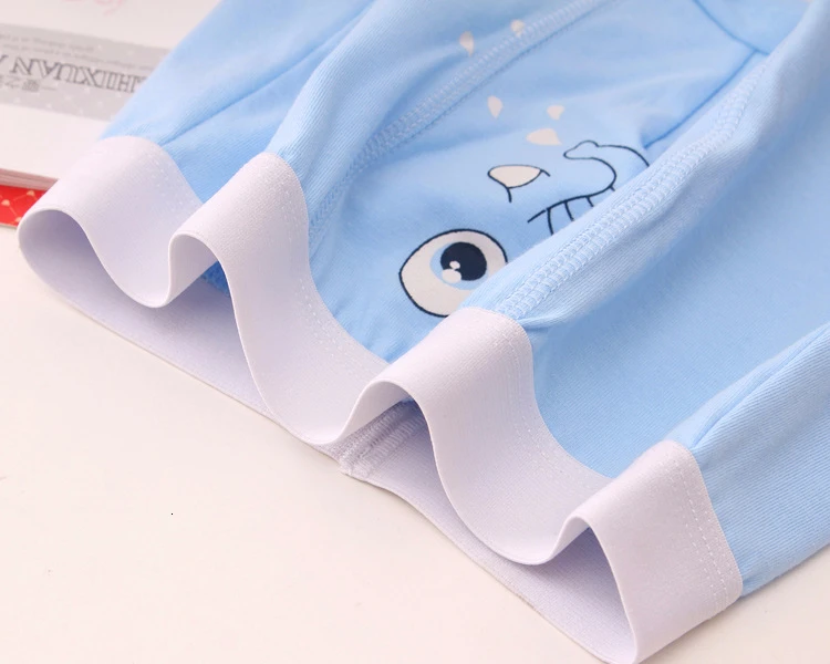 4 шт./партия трусы с рисунком для мальчиков трусики маленьких нижнее белье