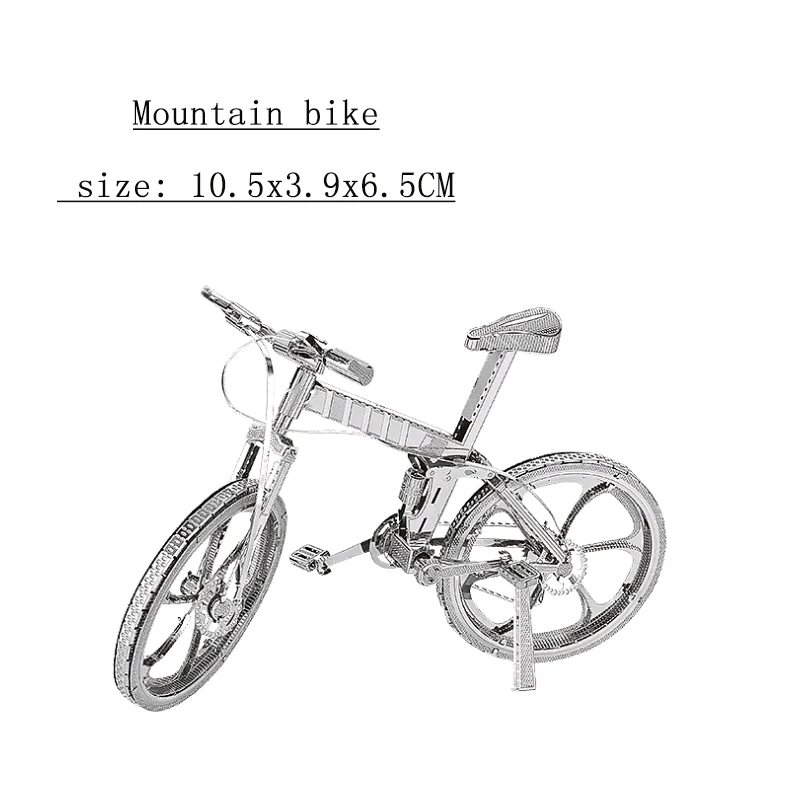 Jigsaw Puzzle Car 10 Types of 3D Metal DIY Stainless Steel Model Assembly Kit Adult Jigsaw Collection Education - Цвет: MB173