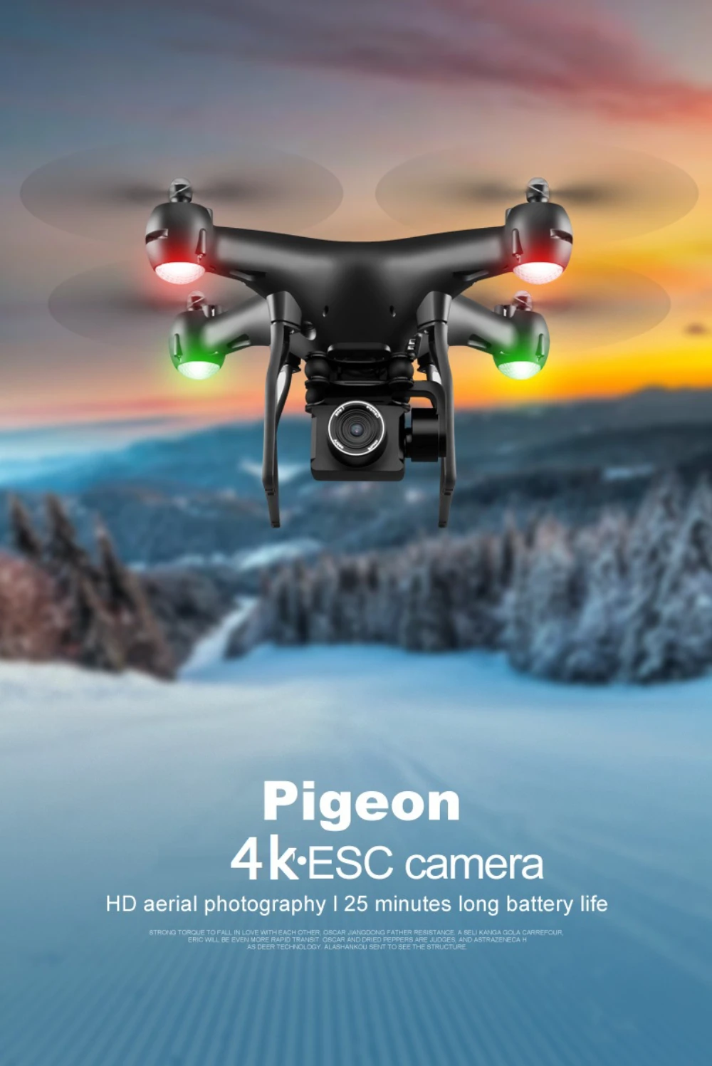 RC Квадрокоптер S32T Дрон 4K HD ESC широкоугольная камера Wi-Fi FPV высота холдинг селфи дроны Профессиональный 25 мин Время полета