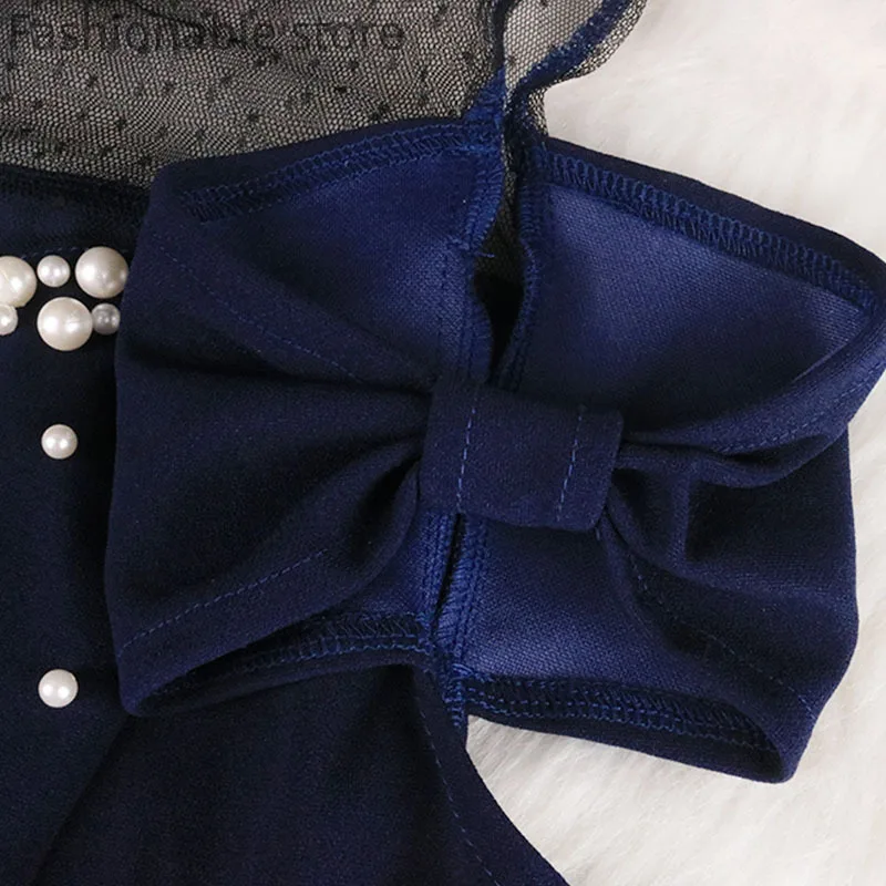 

Women Elegant Mesh See Through Beaded Patchwork Slim Party Dress Female Sleeveless Vestios