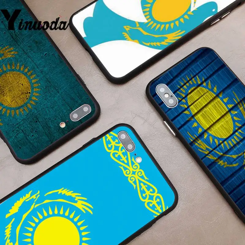 

Kazakhstan flag Phone Case cover for iphone 13 6 6S Plus 5 5S SE coque for iphone 13 XR 11 Pro Promax