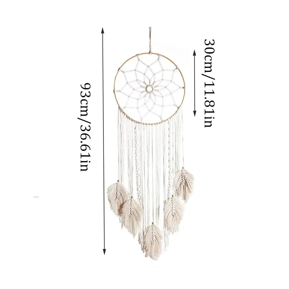 Bohemian Dream Catcher Tapestry Hand-woven Soft Wall Hanging Tassel Macrame Pendant Home Bedroom Decoration Dreamcatcher | Дом и сад