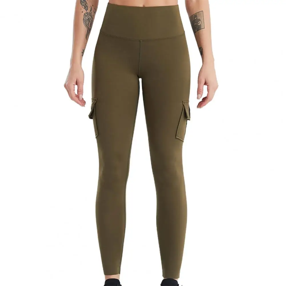 

50% Dropshipping!Women's sweatpants hip-lifting quick-drying sweatpants pocket high waist pants fitness leggings sweatpants