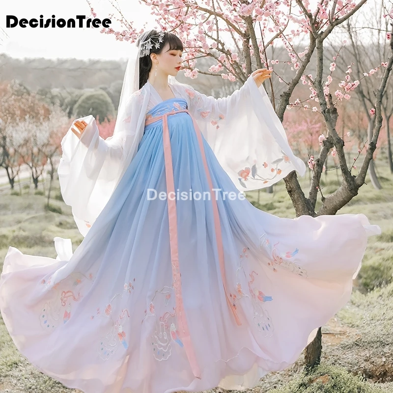 

2022 women costume chinese hanfu women's dress modern classical national dance chinese ancient costume cosplay stage wear