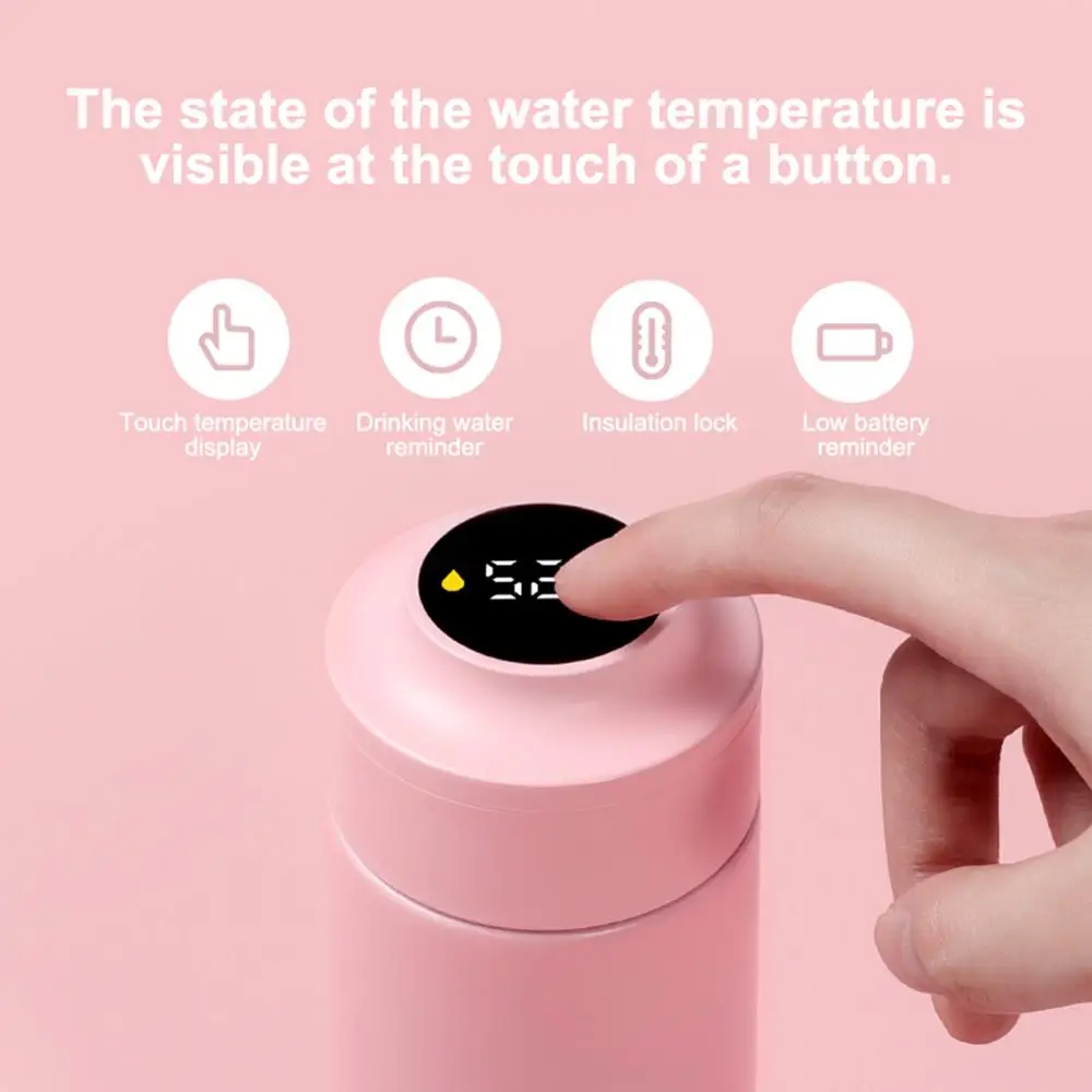 Нержавеющая сталь бутылки воды Кубок зарядка через USB Умная бутылка напоминание