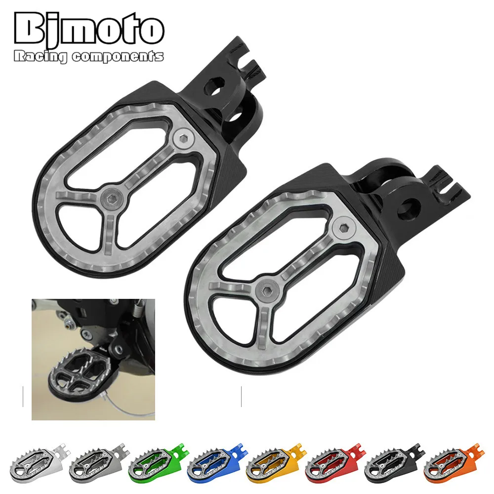 Педали для ног Kawasaki KX250 KLX450 KX250F KX450F KX KXF KLX 250 450 F Honda CR CRF 150R 250R 250X 450R 450X|Подставки под