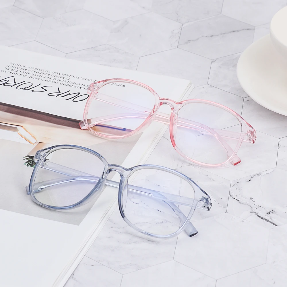 1 шт. Популярные винтажные круглые прозрачные очки женская прозрачная оправа для