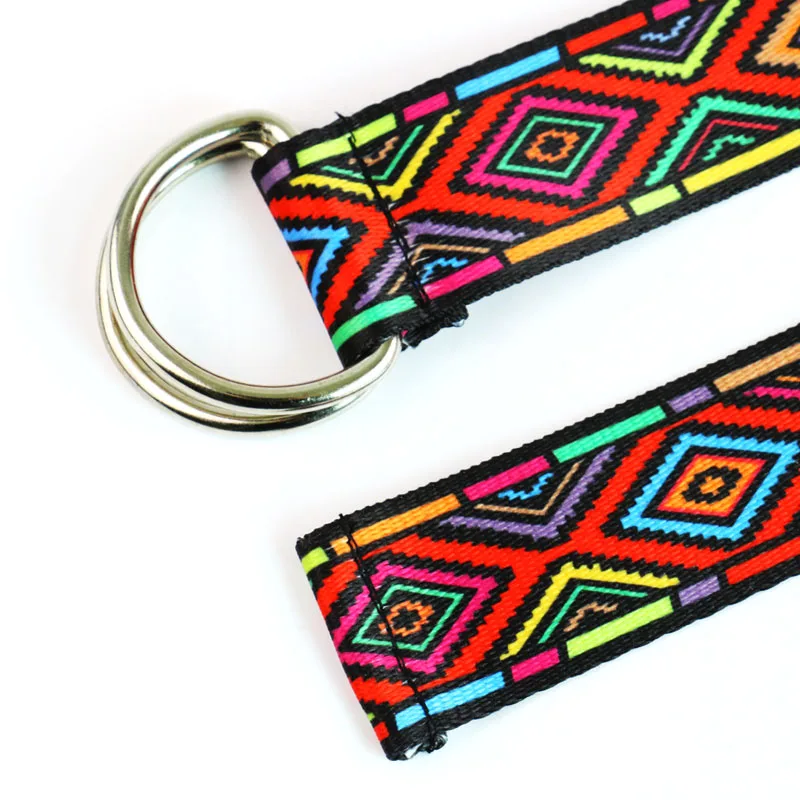 Ремень HUOBAO брезентовый для мужчин и женщин Модный повседневный геометрической