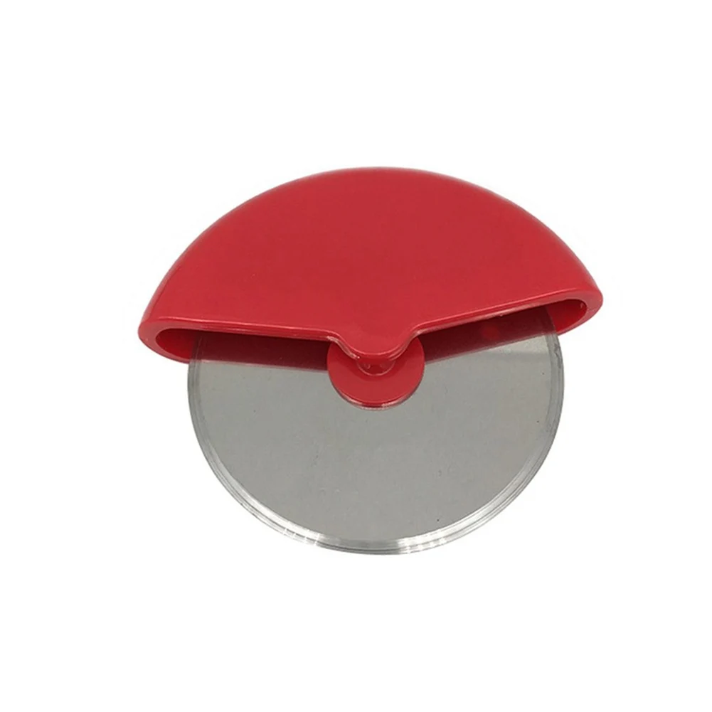 

Kitchen Tool Round Pizza Cutter Stainless Steel Knife Cake Knife Tool Pizza Wheel Scissors For Pizza Waffles And Dough Cookies