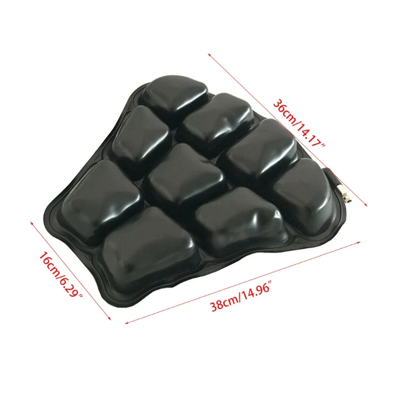 

Motorcycle 3D Comfort Seat Cushion Tourtecs Air Motorbike Pillow Pad Cover