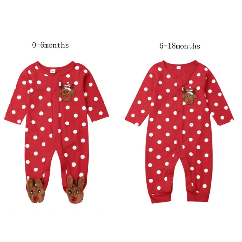 Детский комбинезон из натурального хлопка с длинным рукавом и принтом на