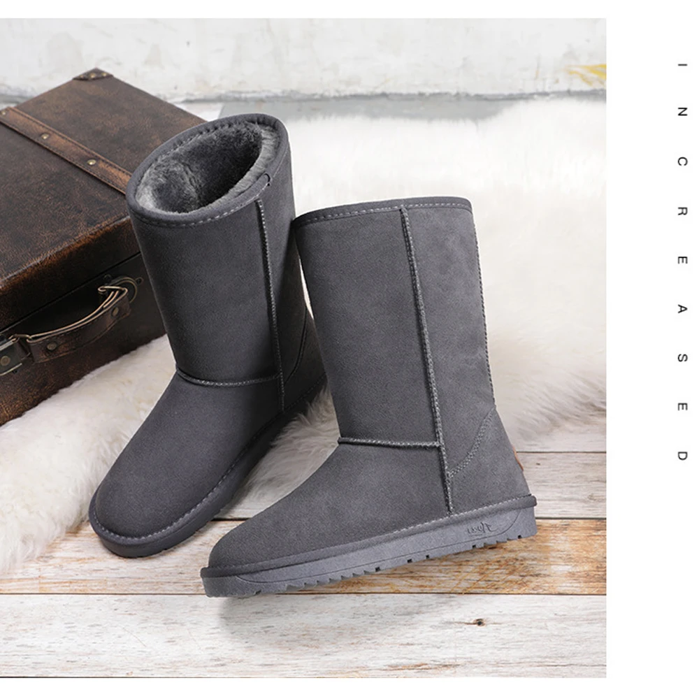Женские классические зимние сапоги LOVIRS из натуральной воловьей кожи женские 100%