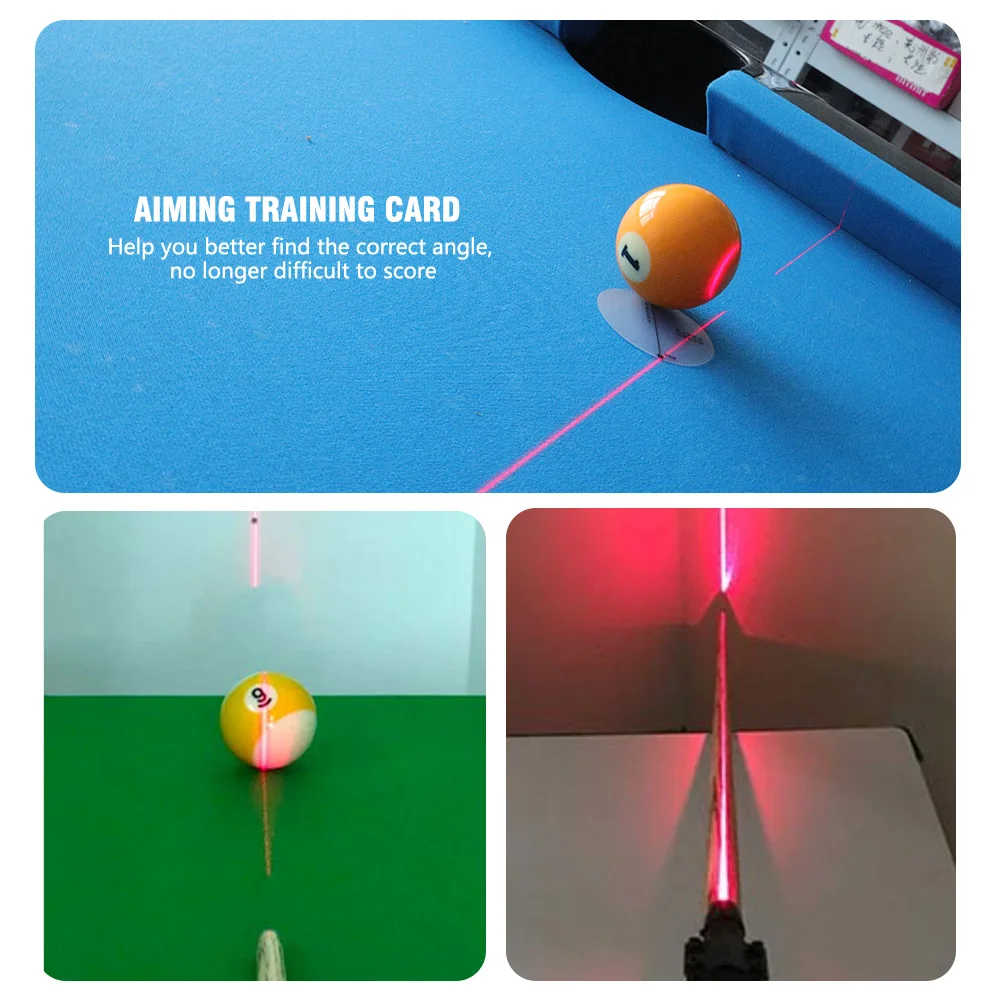 Практические аксессуары для снукера Пул Кью Лазерный прицел для тренировки бильярдного оборудования Технология Коррекция действий Бильярдные аксессуары