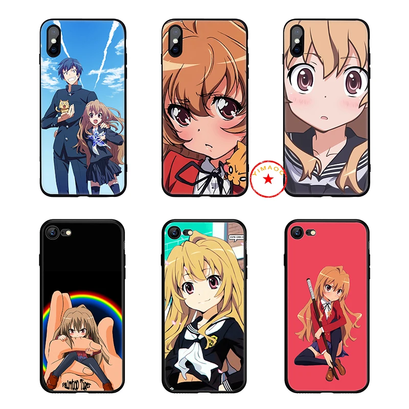 Мягкий силиконовый чехол Toradora для iPhone 11 Pro Xs Max X или 10 8 7 6 6S Plus 5 SE Xr 7Plus |