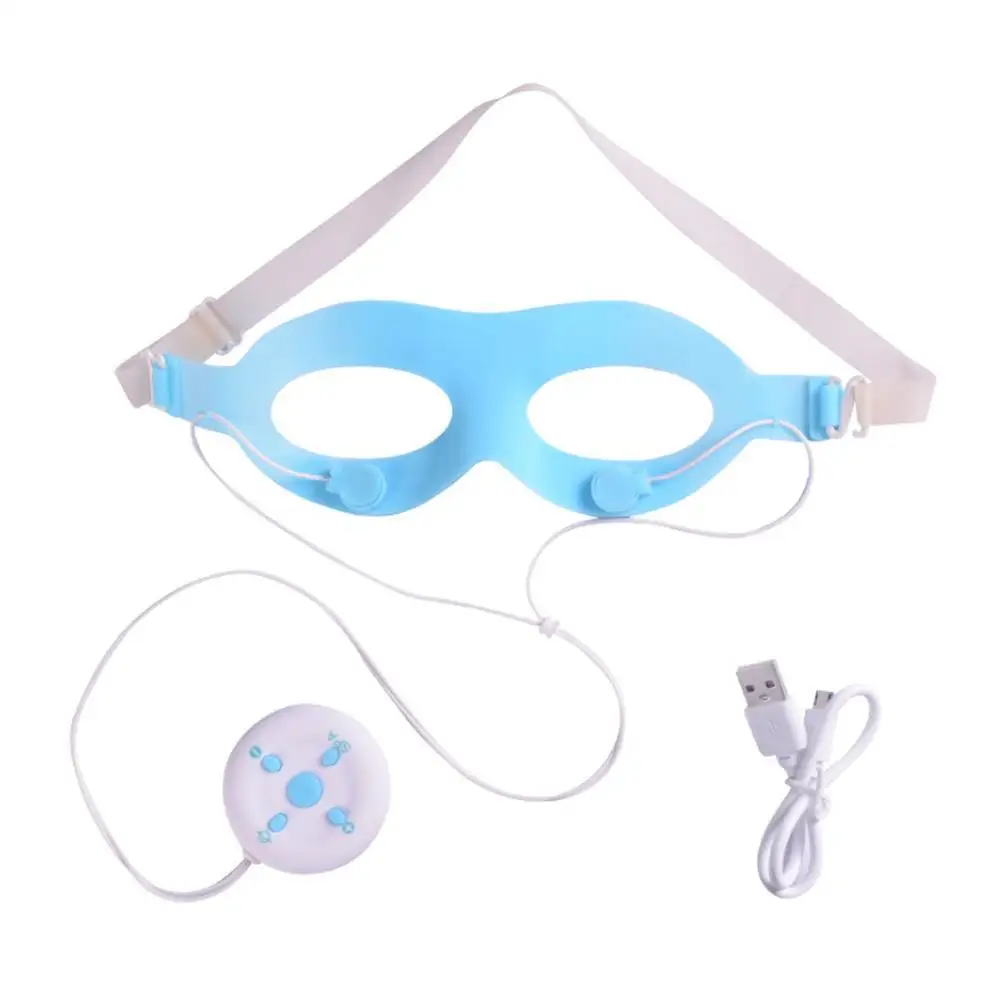 

New Visual Silicone Eye Massager USB Student Rechargeable Eye Protector Electric Vibrating Sleeping Eye Mask