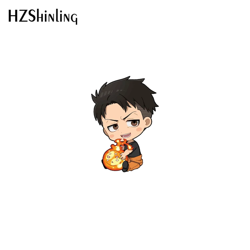 Новинка 2021 акриловая булавка для лацкана из аниме Fire Force Shinmon Maki Tamaki Hibana