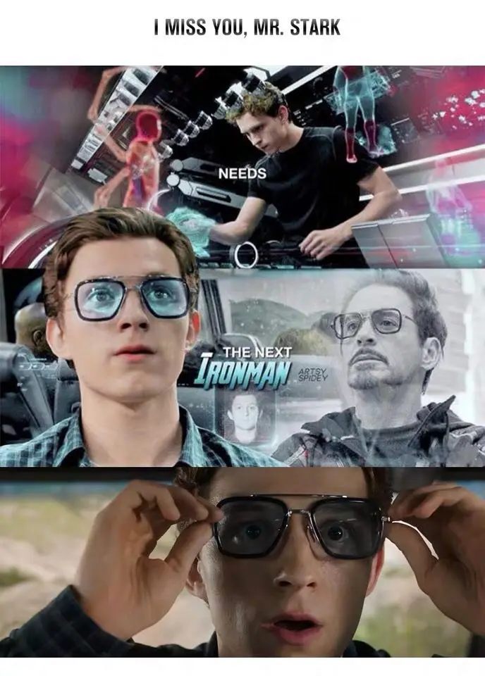 Роскошные модные Мстители Tony Stark стиль для wo мужские солнцезащитные очки квадратный фирменный дизайн солнцезащитные очки ретро мужские Железный человек Человек-паук