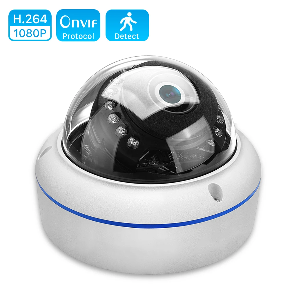 ANBIUX 2,8 мм широкая металлическая IP камера 1080P 960P 720P Антивандальная Onvif P2P Обнаружение движения RTSP 48V наружняя камера видеонаблюдения POE CCTV уличная