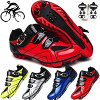 cycling shoes men sneakers women new 2021 red self locking breathable zapatillas ciclismo mtb bicycle mountain bike bicicleta