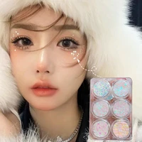 new 6 colorspack glue free makeup loose diamond glitter festival party cosmetics sequins eyeshadow for face makeup supplies