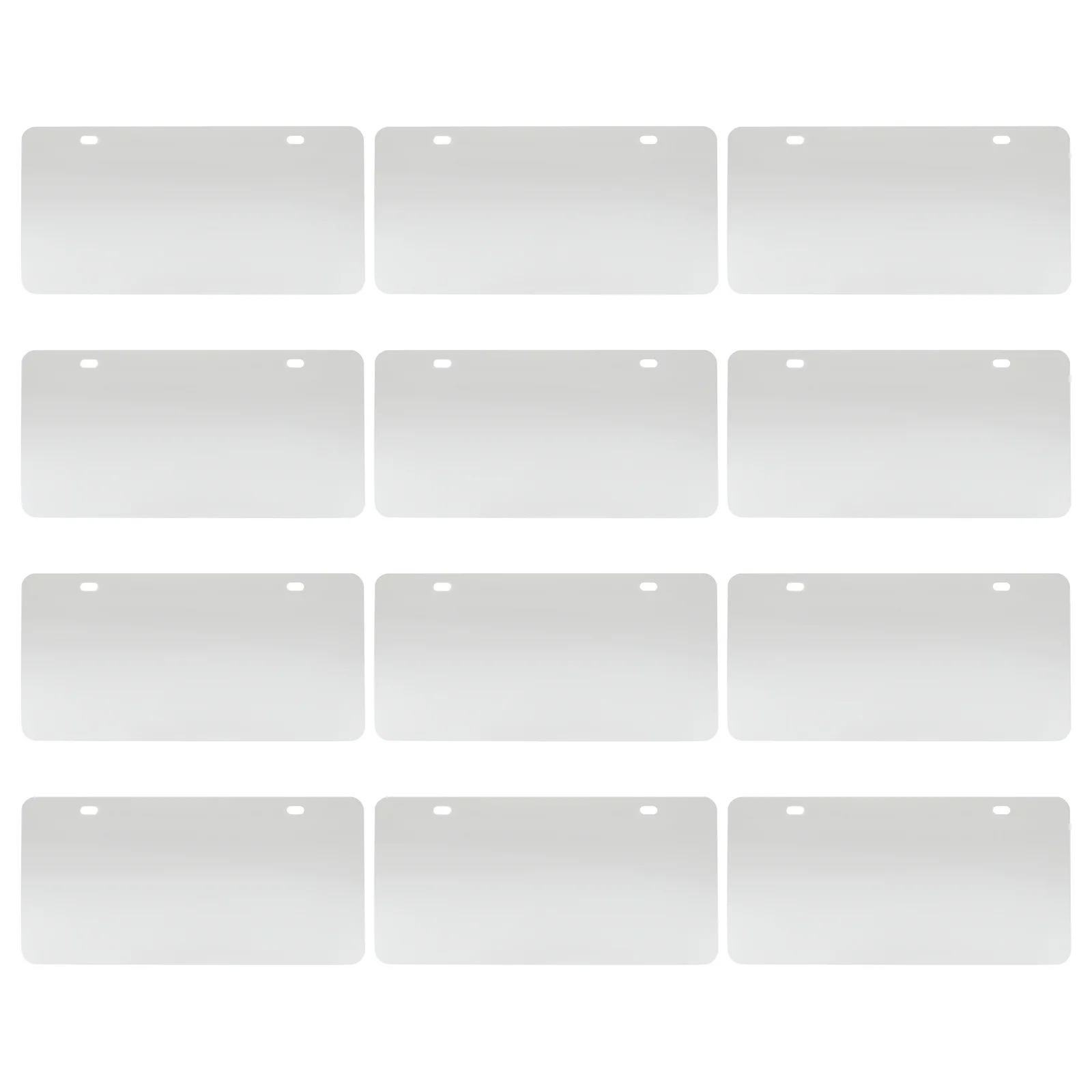 

12pc License Plate Automotive Blank License Plate Tag Heat Thermal Transfer Sheet