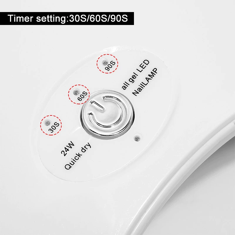 Светодиодная УФ-лампа Maphie 24 Вт 9SD Сушилка для ногтей маникюрные инструменты 12