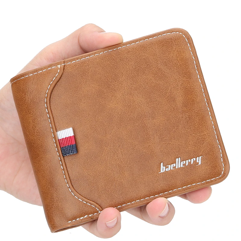 Baellerry 2019 новый деловой кошелек мужские кошельки 3 складки короткая сумка для