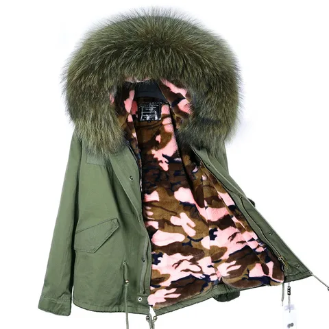 Новинка 2020, Женское пальто MAOMAOKONG, Зимняя женская куртка с воротником из натурального меха, Женская куртка с воротником из натурального Лисьего меха