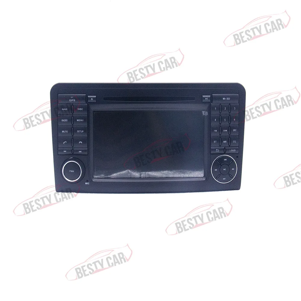 Android 9,0 4 ядра 2 Din автомобильный DVD Мультимедиа Радио стерео wifi BT для Benz ML Class W164(2005-2012) ML300 ML350 ML450 ML500